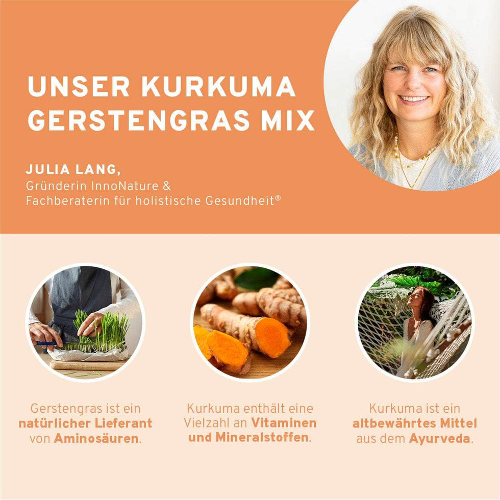 Bio Kurkuma Gerstengras Mix Superfood