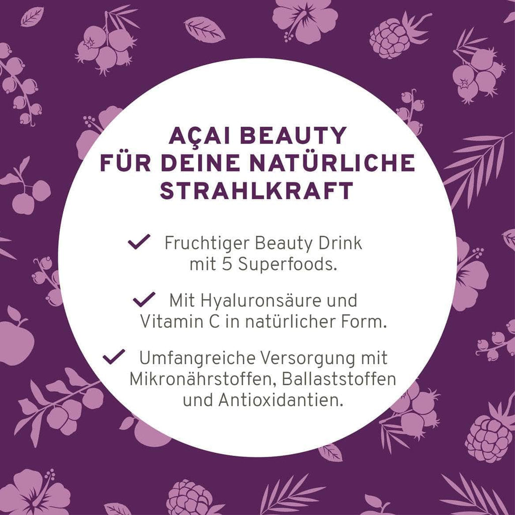 Açaí Beauty: Antioxidantienshake mit Hyaluronsäure