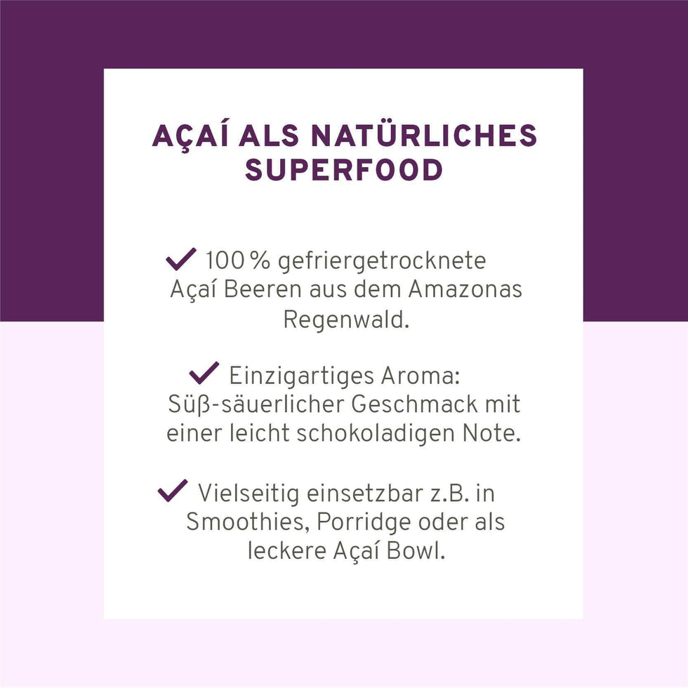 Bio Açaí Pulver