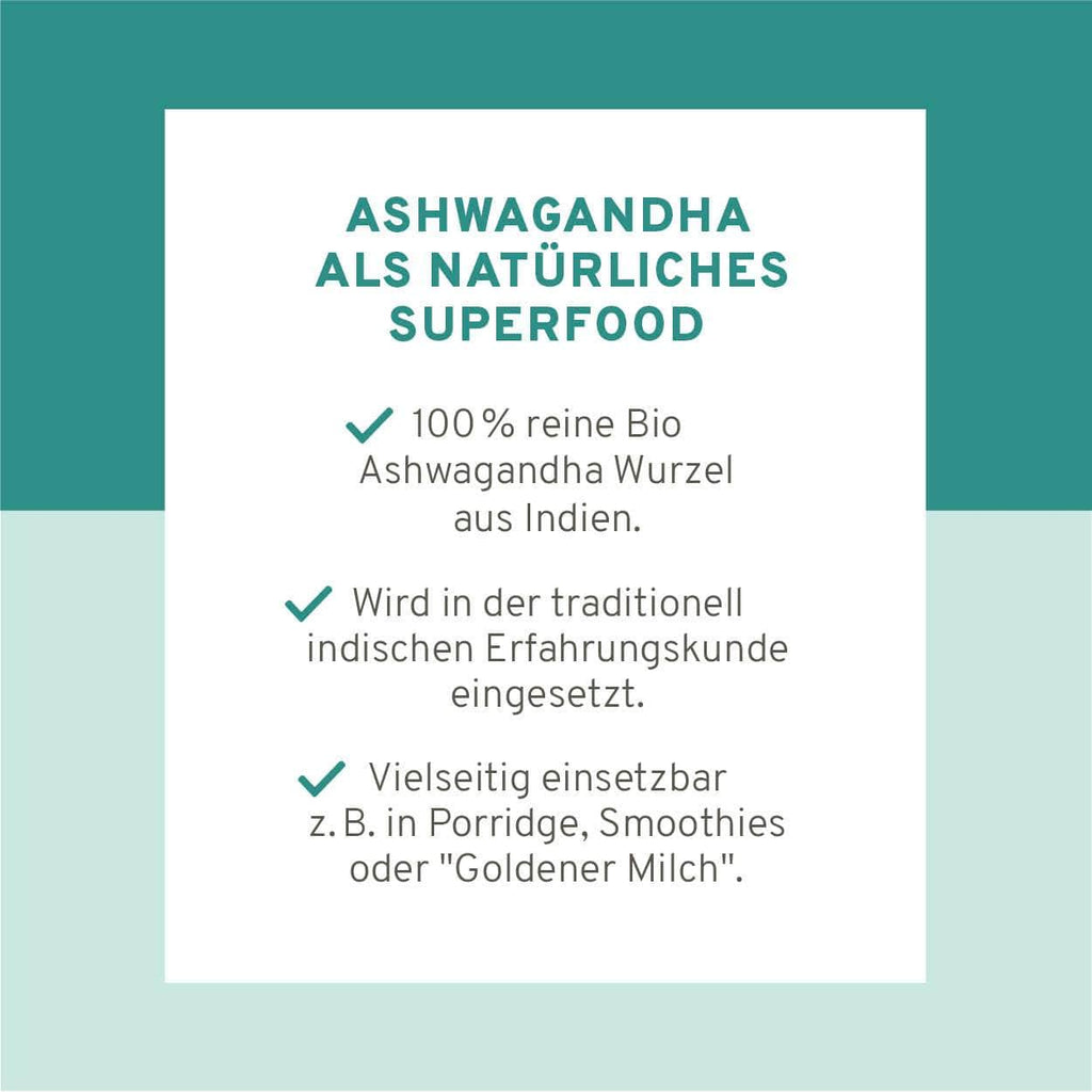Bio Ashwagandha Pulver