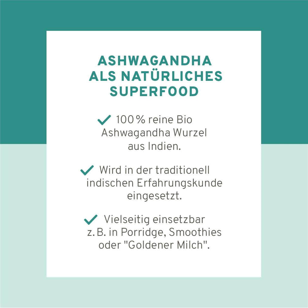 Bio Ashwagandha Pulver