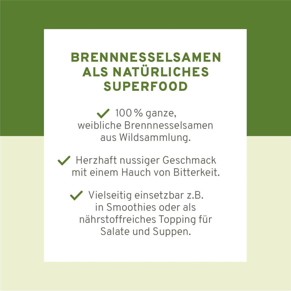 Bio Brennnesselsamen