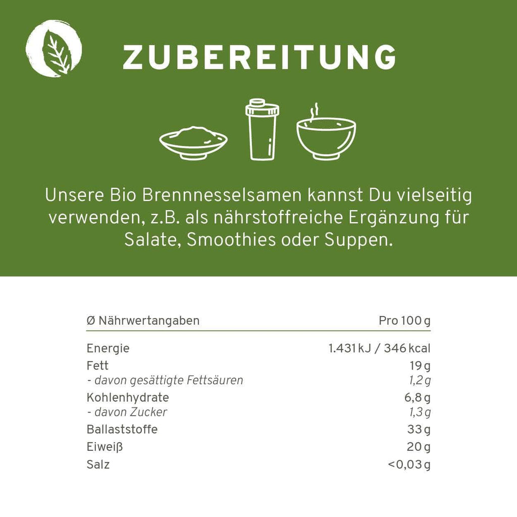 Bio Brennnesselsamen