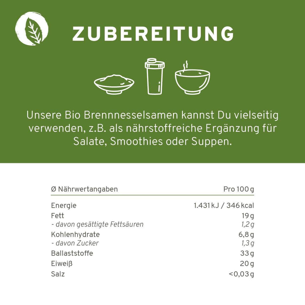 Bio Brennnesselsamen