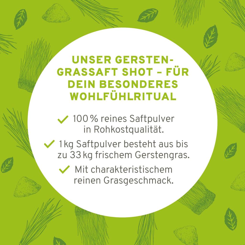 Bio Gerstengrassaft Shot