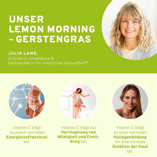 Bio Lemon Morning - Gerstengras