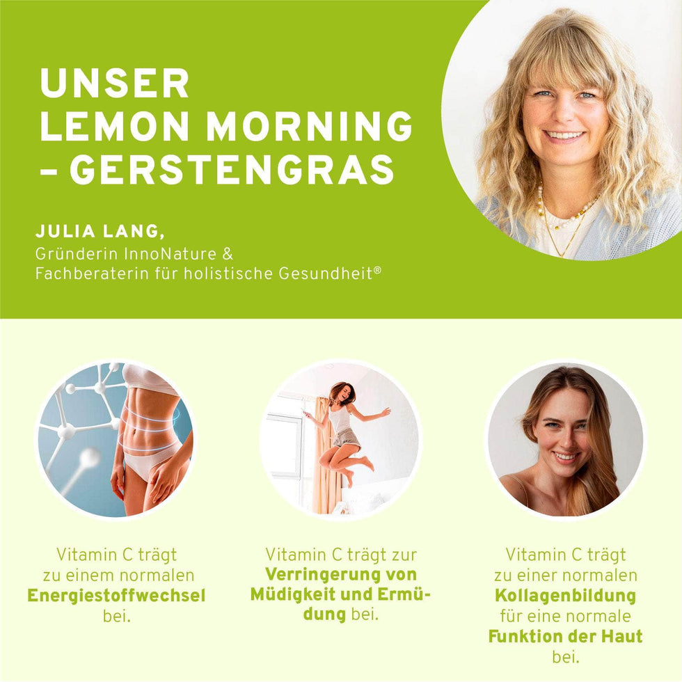 Bio Lemon Morning - Gerstengras
