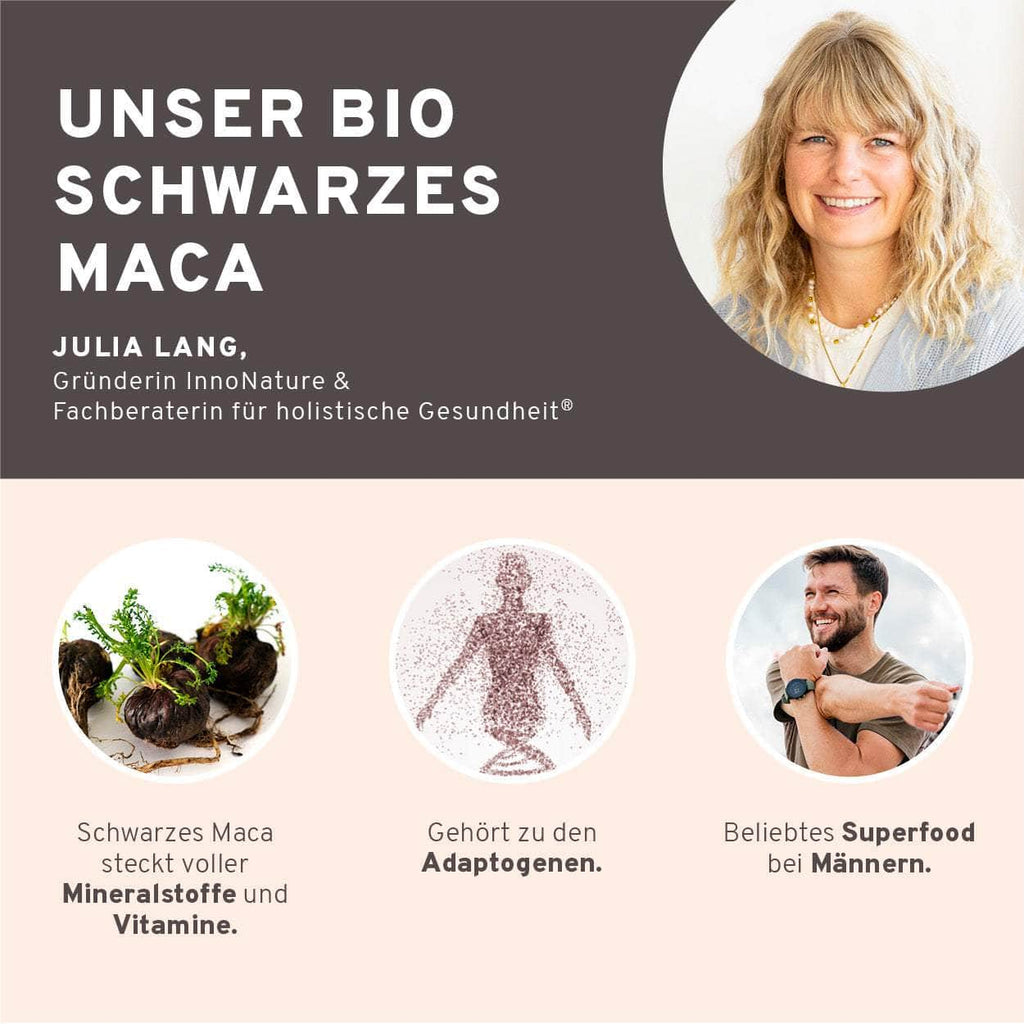 Bio Schwarzes Maca Pulver