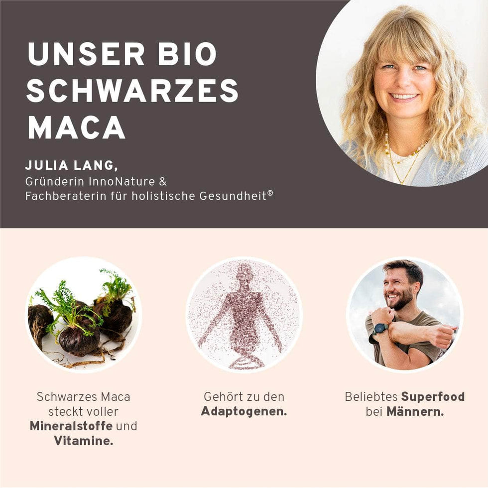 Bio Schwarzes Maca Pulver
