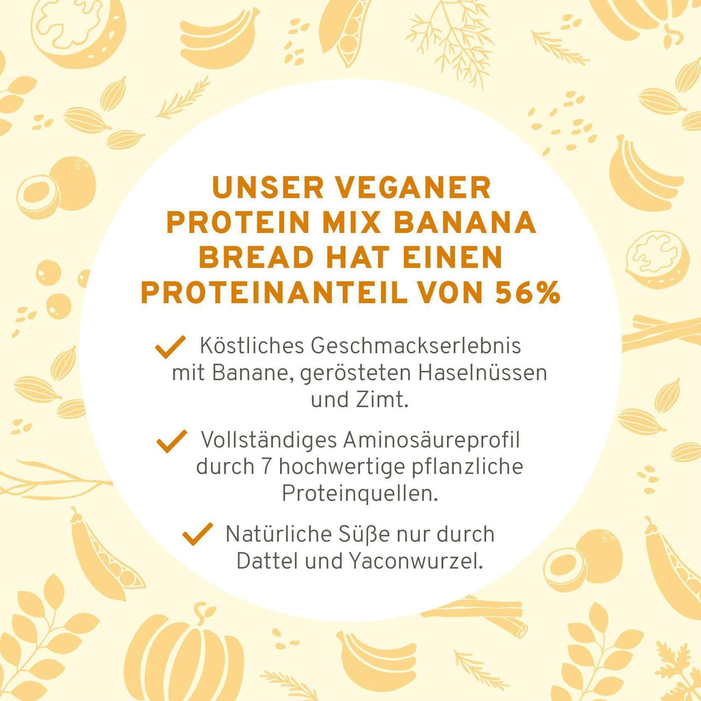 Bio Veganer Protein Mix Banana Bread