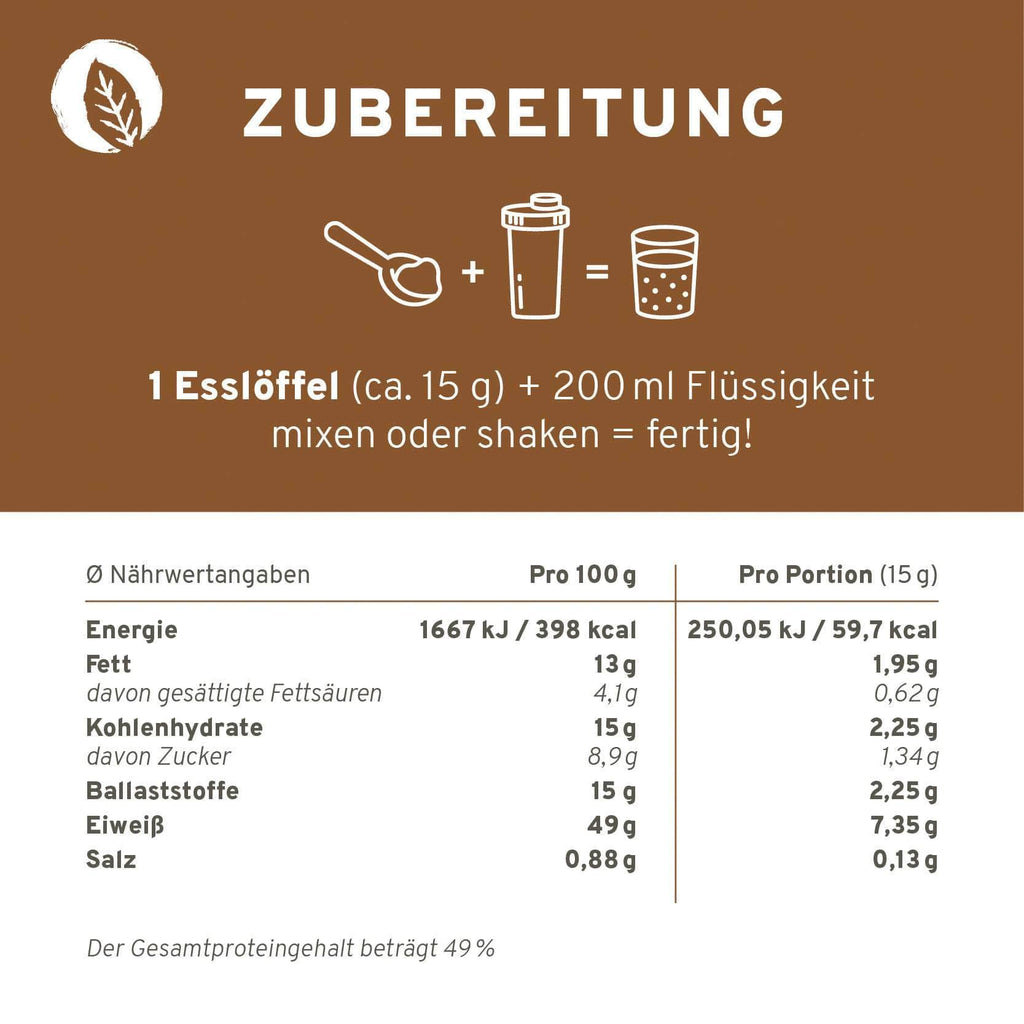 Bio Veganer Protein Mix Haselnuss