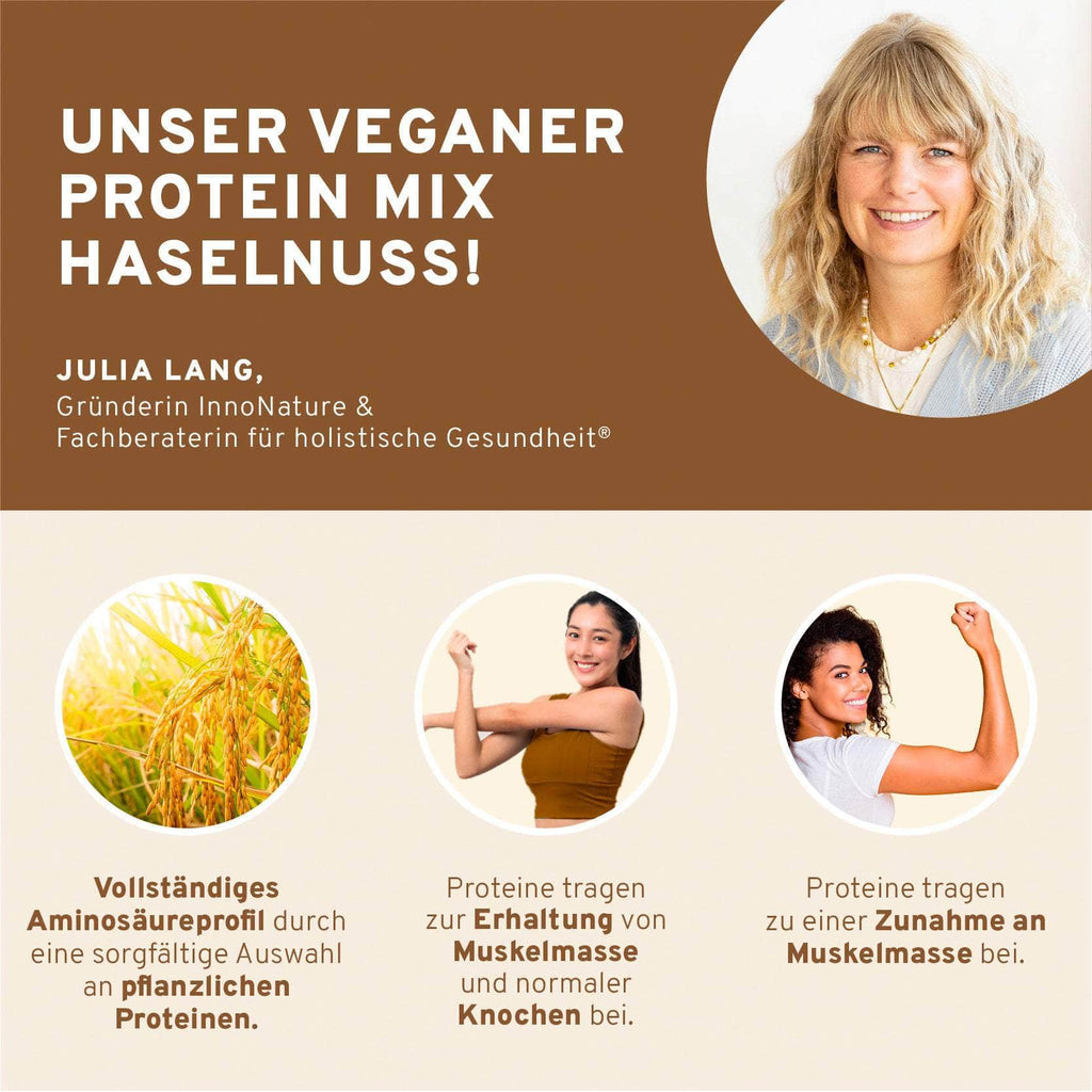 Bio Veganer Protein Mix Haselnuss