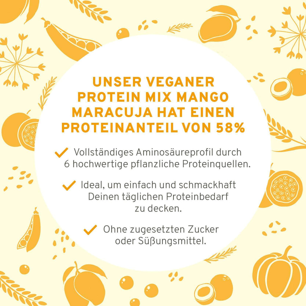 Bio Veganer Protein Mix Mango Maracuja