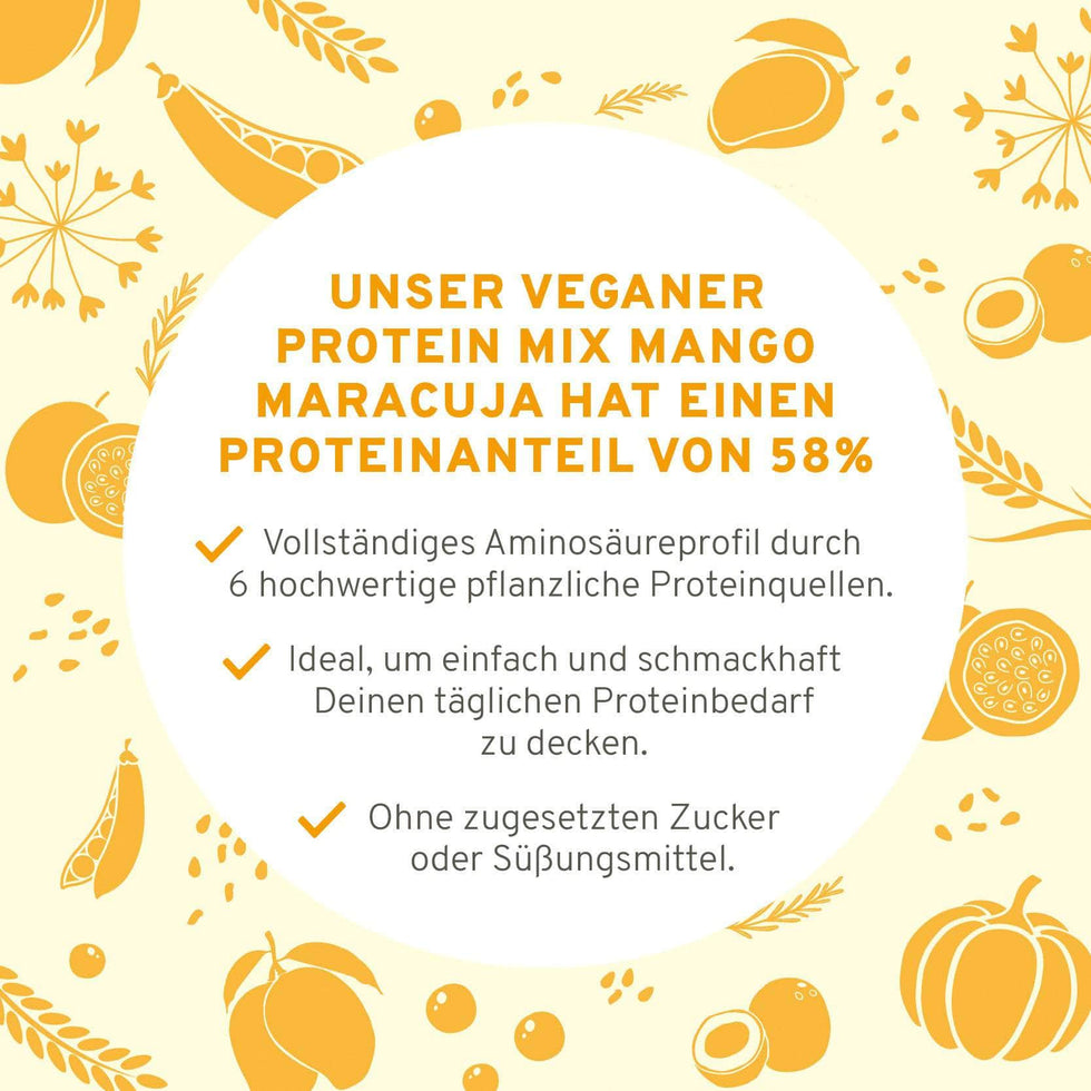 Bio Veganer Protein Mix Mango Maracuja