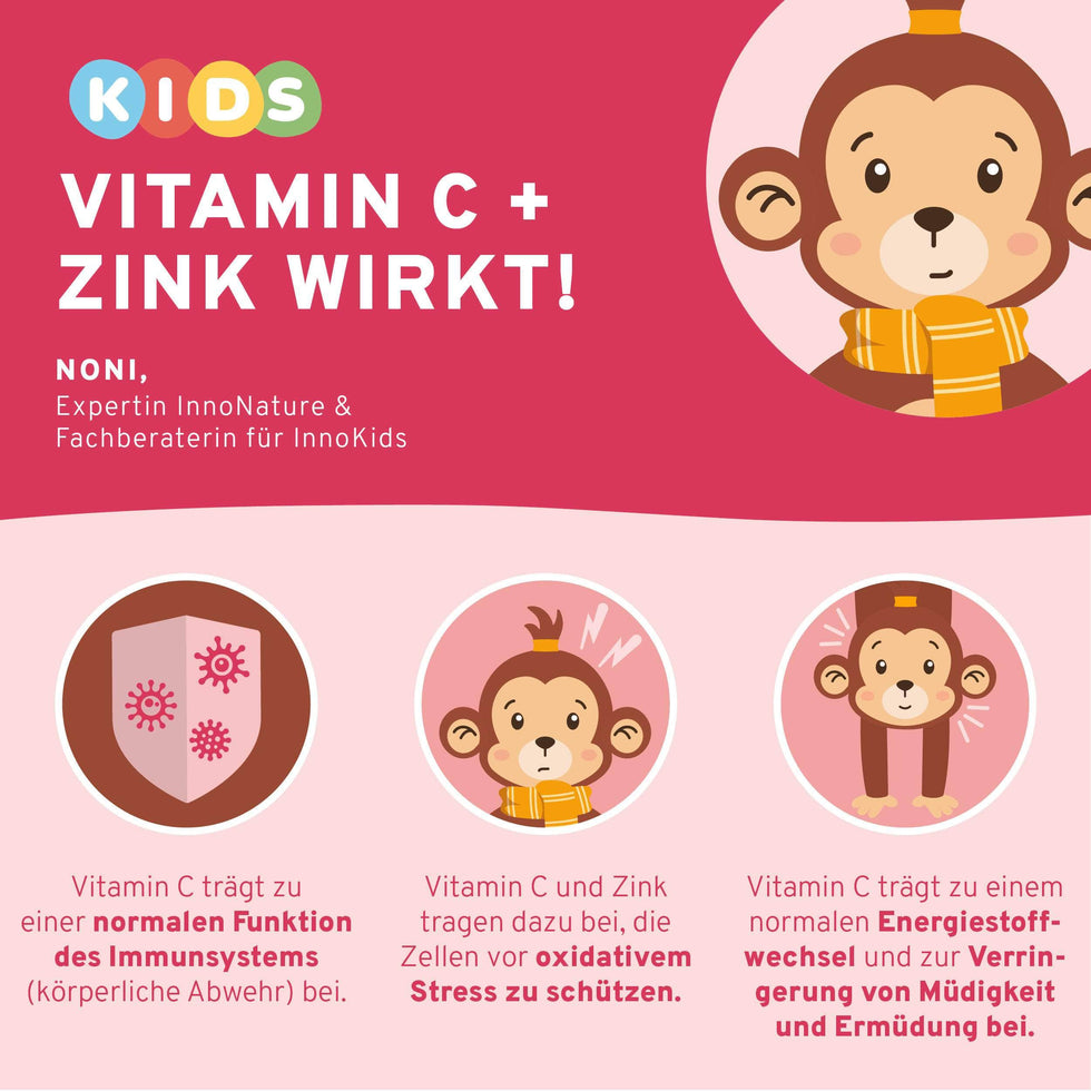 Vitamin C + Zink Kids Pulver 50g
