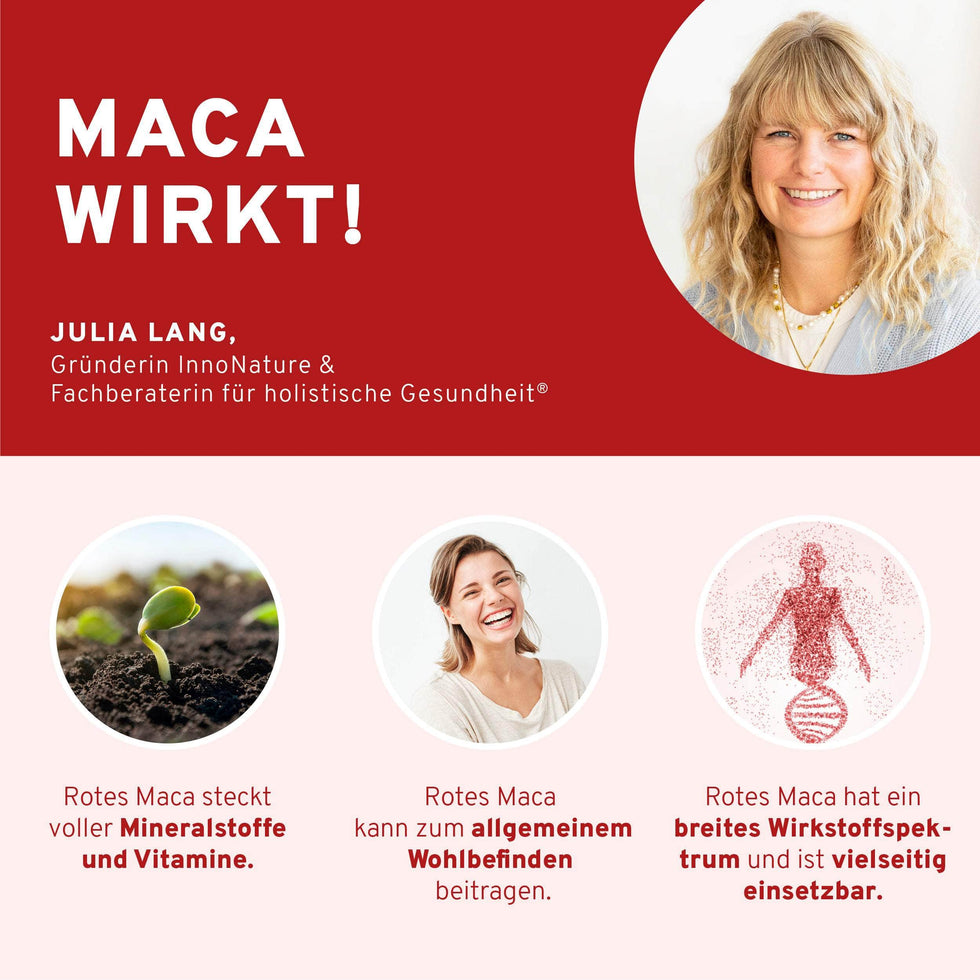 Bio rotes Maca-Extrakt Tropfen 75 ml