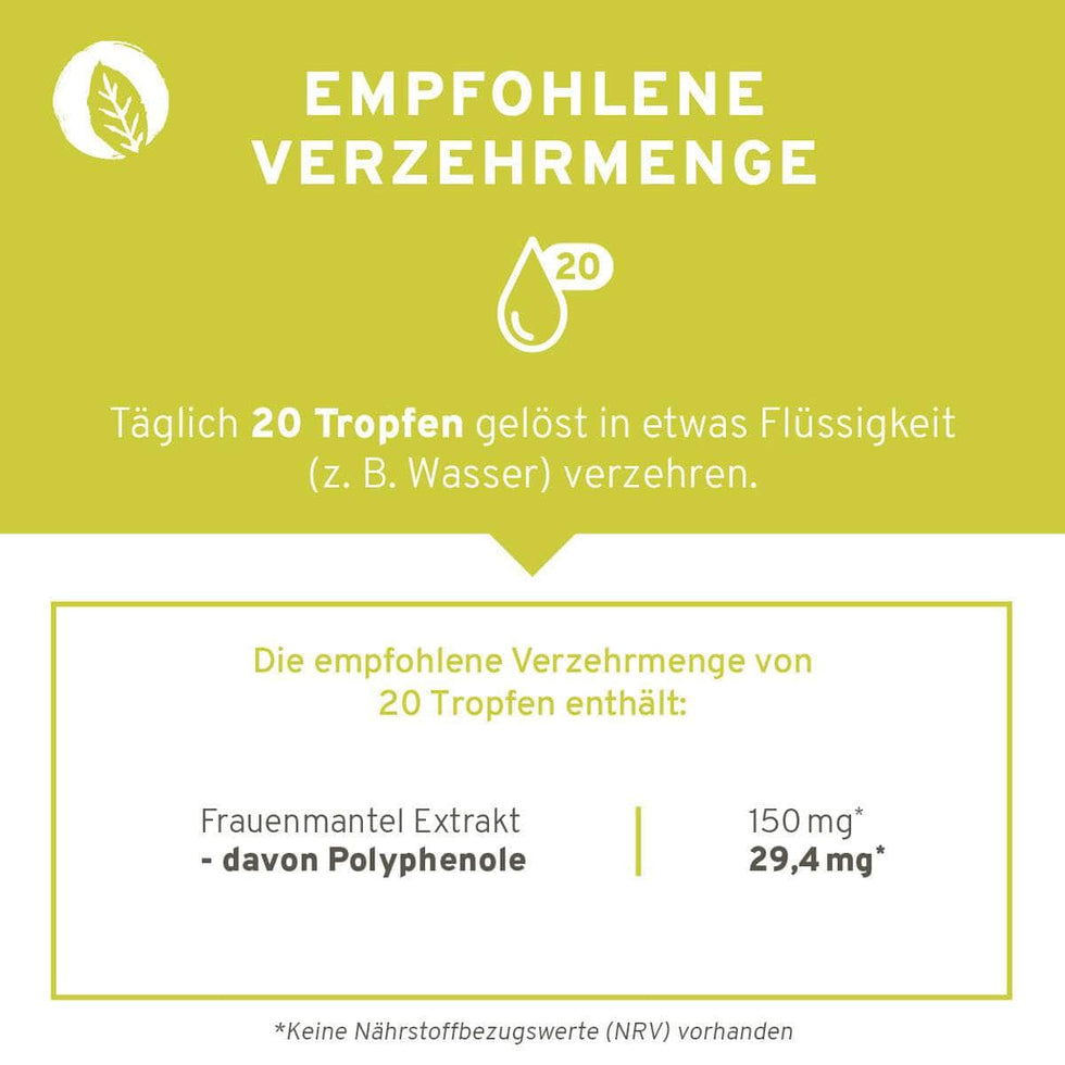 Frauenmantel Tropfen