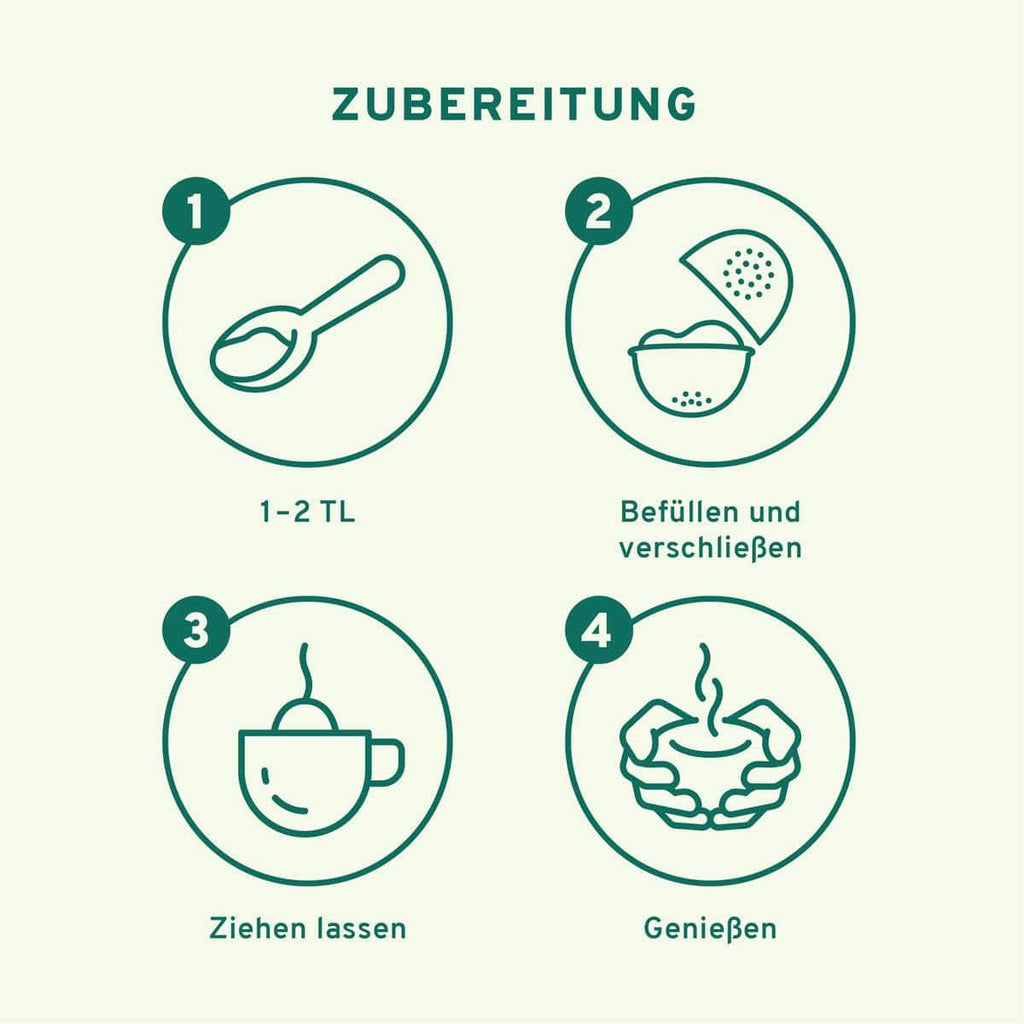 Tee-Ei aus Edelstahl