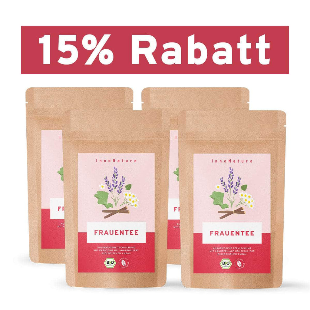 InnoNature Getränkepulver 4x 60g Tee Bio Frauentee