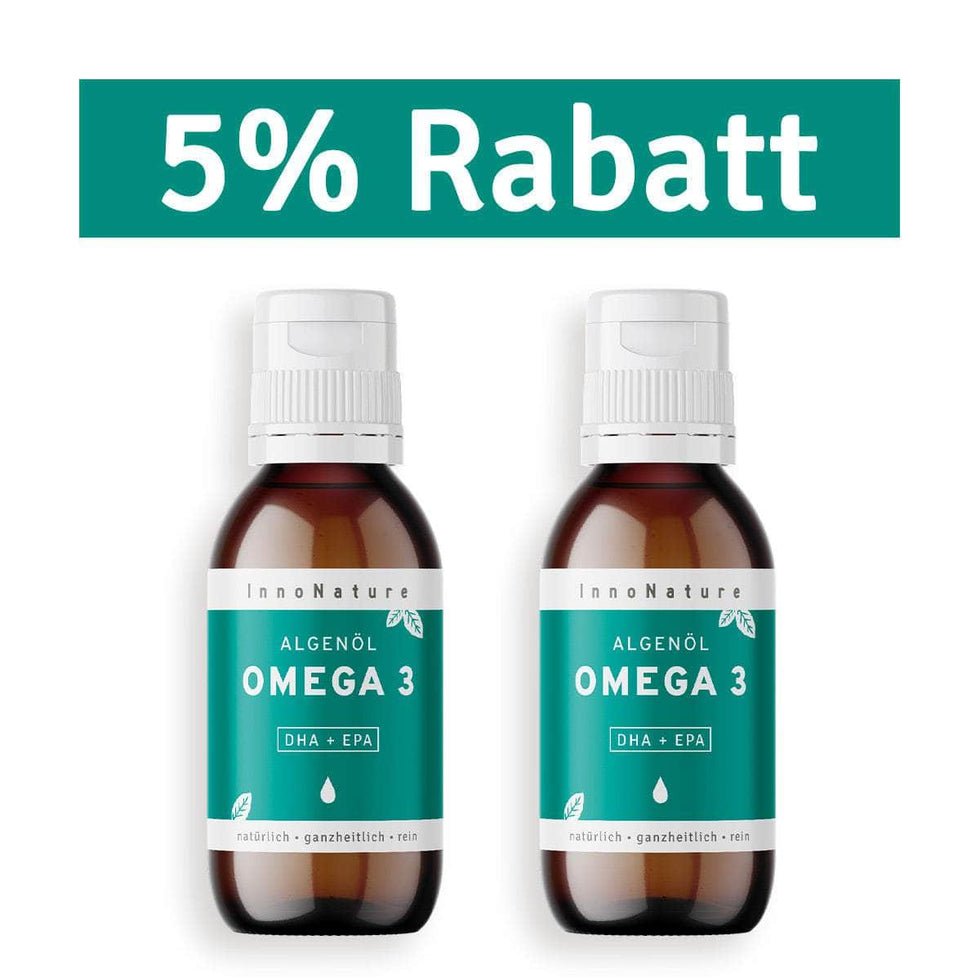InnoNature Kapseln 2x 100ml Omega 3 Algenöl