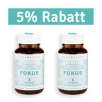 InnoNature Kapseln 2x Zweimonatsvorrat (2x60 Kapseln) Fokus Kapseln: Grüner Tee, Ginseng, Ginkgo Biloba, Gotu Kola, Vitamin B12