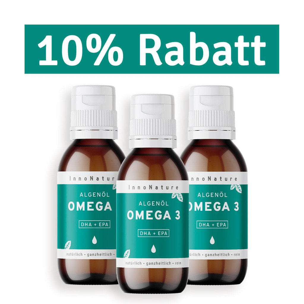 InnoNature Kapseln 3x 100ml Omega 3 Algenöl