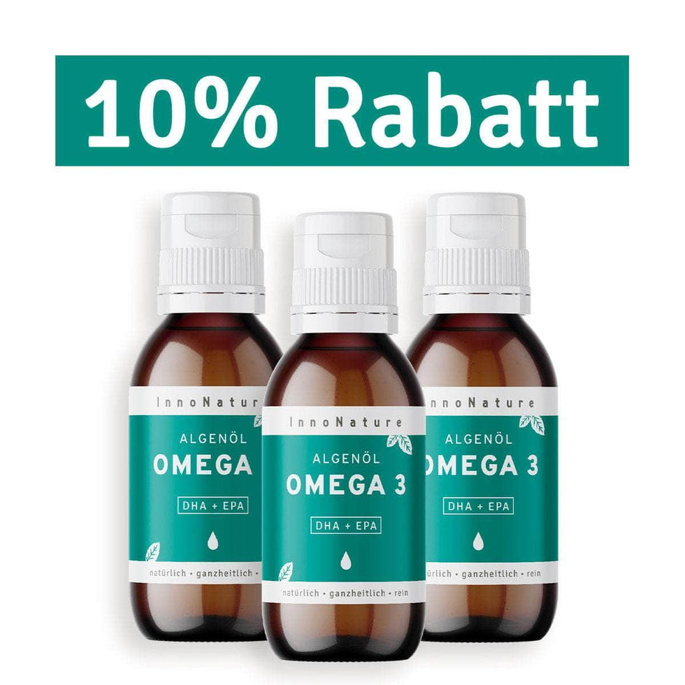 InnoNature Kapseln 3x 100ml Omega 3 Algenöl