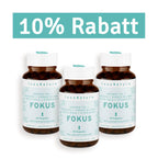 InnoNature Kapseln 3x Zweimonatsvorrat (3x60 Kapseln) Fokus Kapseln: Grüner Tee, Ginseng, Ginkgo Biloba, Gotu Kola, Vitamin B12