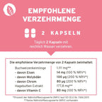 InnoNature Kapseln Eisen Chrom Molybdän Kapseln: Buchweizenkeimlinge + Hagebutte