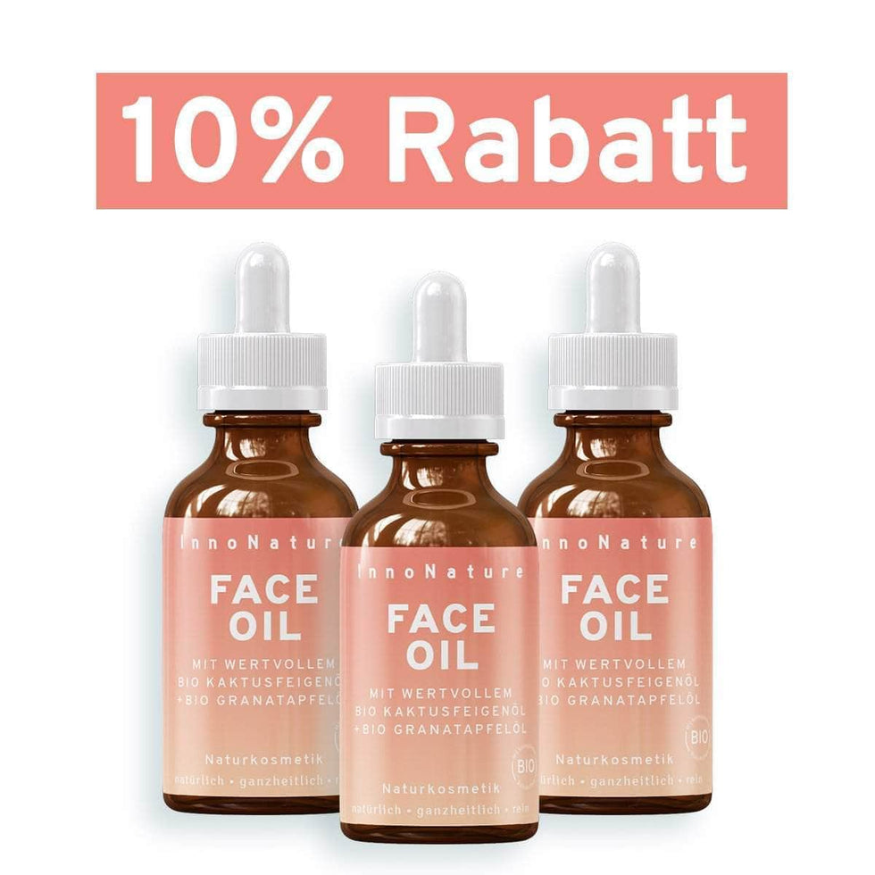 InnoNature Öl 3x30ml Bio Intensiv Face Oil