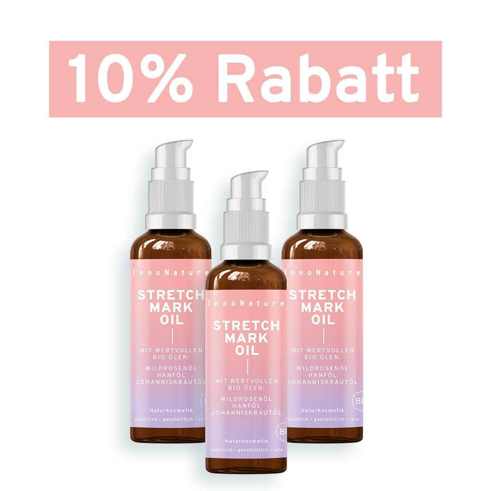 InnoNature Öl 3x75ml Bio Stretch Mark Oil