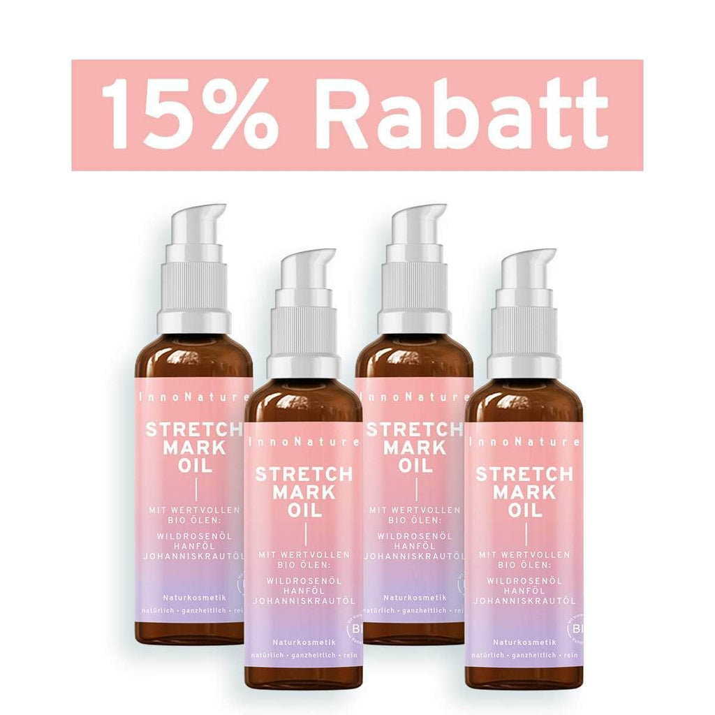 InnoNature Öl 4x75ml Bio Stretch Mark Oil