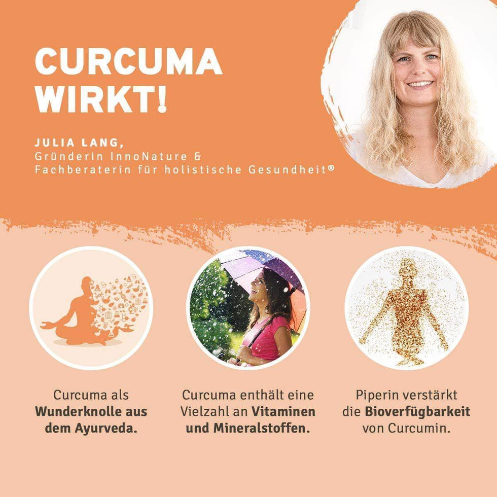 InnoNature Pakete 1x Vorrat (1x Haut Haare Nägel, 1x OPC, 1x Vitamin C, 1x Mikrobiom, 1x Curcuma, 1x Kurkuma Gerstengras) Beauty-Paket