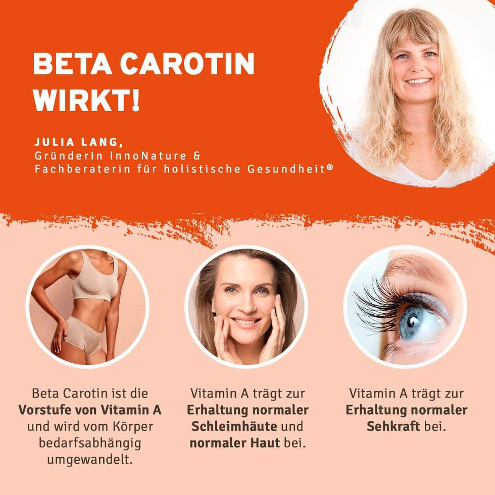 InnoNature Pakete 1x Vorrat (1x Omega 3 Softgel Kapseln, 1x Beta Carotin Tropfen, 1x Astaxanthin) Augen-Paket