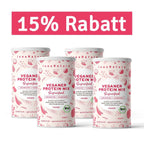 InnoNature Pulver 132 Portionen (4x 500g) Bio Veganer Protein Mix Erdbeere + Himbeere