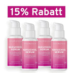 InnoNature Serum 4x30ml Bakuchiol Serum - Pflanzliche Retinol Alternative (Gewinner PETA Award)