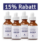 InnoNature Tropfen 4x30ml Deep Tropfen: Baldrian, Lemon Verbena, Hopfen, Lavendel