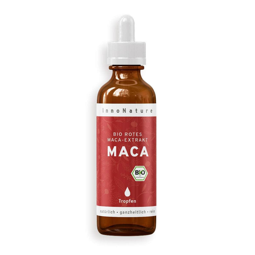 InnoNature Tropfen 75ml Bio rotes Maca-Extrakt Tropfen